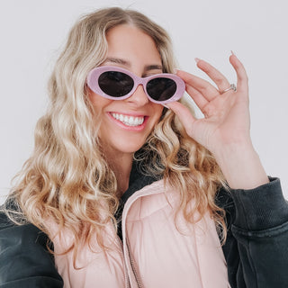 Kate Oval Retro Sunglasses Wholesale-Sunglasses-Pretty Simple