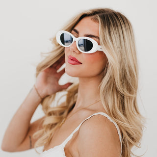 Kate Oval Retro Sunglasses Wholesale-Sunglasses-Pretty Simple