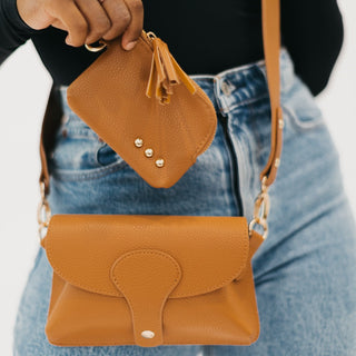 Khloe Vegan Leather Crossbody-Crossbody Bag-Pretty Simple