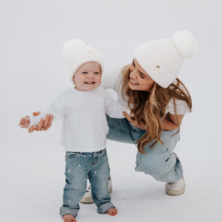 PREORDER - Mama Bear Fuzzy Beanie WHOLESALE-Hat-Pretty Simple