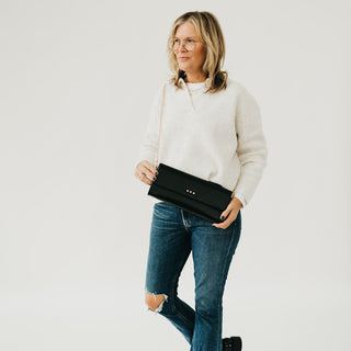 The Evening Metallic Clutch Crossbody Bag-Crossbody Bag-Pretty Simple