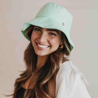 mint terrycloth bucket hat - Dip In The Pool Bucket Hat