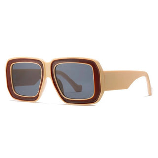 Nicolette Retro Oversized Square Sunglasses Wholesale-Sunglasses-Pretty Simple