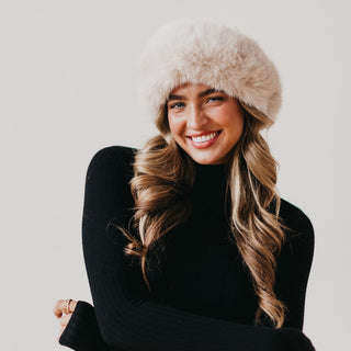 Noelle Faux Fur Hat-Pretty Simple