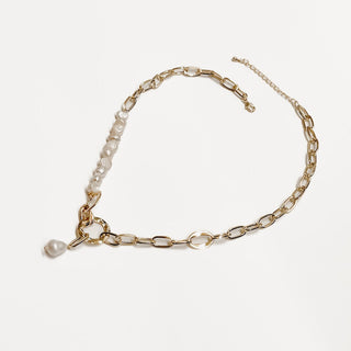 Pacific Pearl Link Chain Necklace - WATERPROOF-Necklace-Pretty Simple