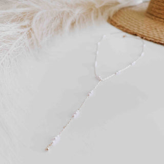 Pretty Simple Pearly Satisfaction Y Drop Necklace