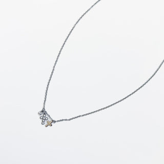 Petite Double Cross Necklace - WATERPROOF-Necklace-Pretty Simple