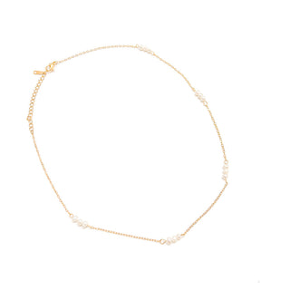 Precious Pearl Gold Beaded Necklace-Necklace-Pretty Simple Wholesale