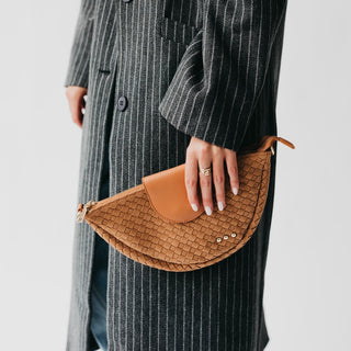 Selena Suede Flap Crossbody-Crossbody Bag-Pretty Simple