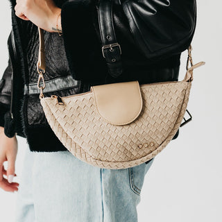 Selena Suede Flap Crossbody-Crossbody Bag-Pretty Simple