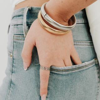 Struck By Cupid Stretch Bangle Bracelet - WATERPROOF-Bracelet-Pretty Simple