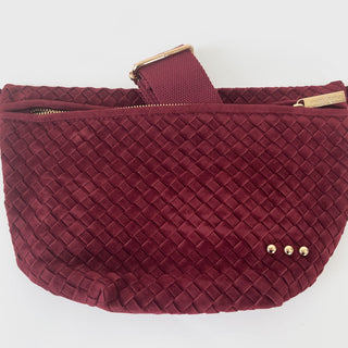 Suede Westlyn Woven Bum Bag - NEW COLORS!-Bum Bag-Pretty Simple