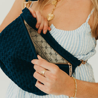 Suede Westlyn Woven Bum Bag-Bum Bag-Pretty Simple
