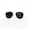 Black Lens/Silver Frame