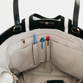 Woven Tiffany Organizer Tote Bag-Tote Bag-Pretty Simple