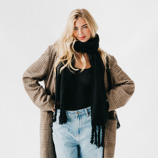 Scarf-Twyla Twisted Tassel Scarf-Pretty Simple