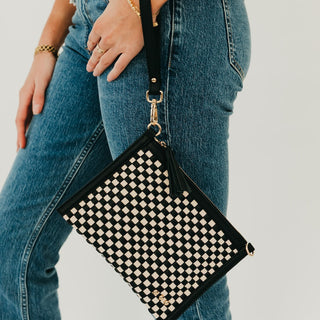 Veda Woven Crossbody and Clutch Bag-Crossbody Bag-Pretty Simple