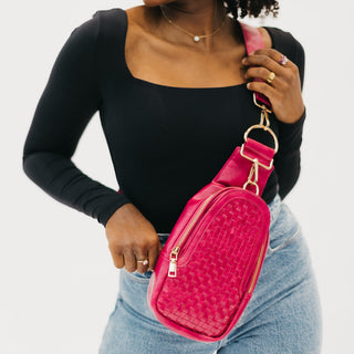 Waverly Woven Sling Bag-Crossbody Bag-Pretty Simple