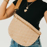 Woven Checkered Tan