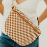 Woven Checkered Brown