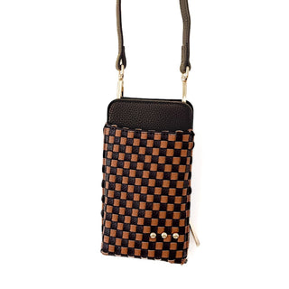 Woven Double Duty Phone Bag Wholesale-Crossbody Bag-Pretty Simple