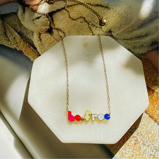 Stay Authentic Rainbow Necklaces-Necklace