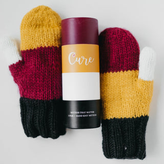 CURE Mittens (Maroon and Gold)-Mittens