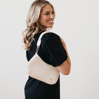 Brynlee Braided Vegan Leather Crossbody & Shoulder Bag-Crossbody bag-Pretty Simple