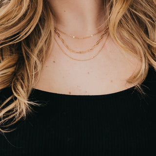 Chandler Chain Layered Necklace-Pretty Simple