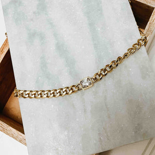 Diamond Chain Necklace *WATERPROOF*-Necklace