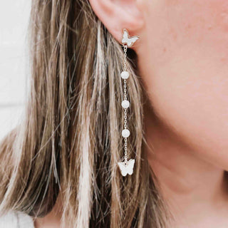 Everlasting Charm Pearl Drop Earrings-Earrings