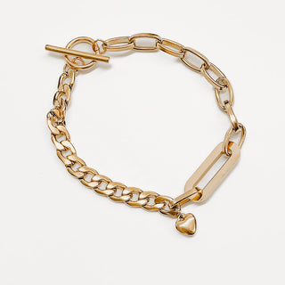 Geometric Oval Link Chain Bracelet **WATERPROOF**-Bracelet