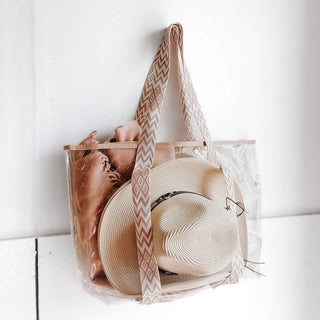 Hold My Hat Clear Tote Bag-