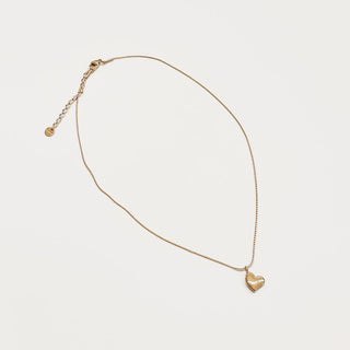 Irregular Mini Heart Twist Chain Necklace-Necklace-Pretty Simple Wholesale