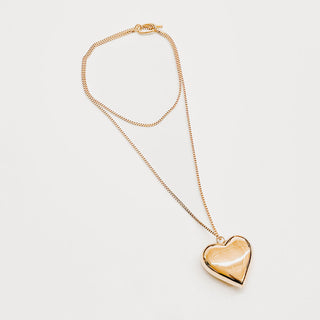 Minimalist Retro Heart Pendant Necklace-Necklace