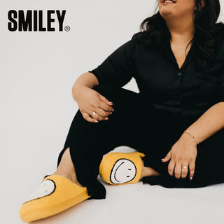 Smiley® x Pretty Simple Original Smiley Slippers-Slippers
