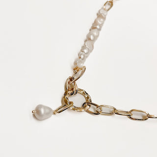 Pacific Pearl Link Chain Necklace - WATERPROOF-Necklace-Pretty Simple