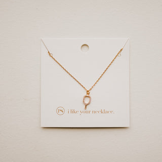 Pave The Way Pickleball Necklace-Pretty Simple