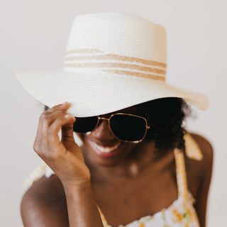 PREORDER - Scout Straw Wide Brim Boater Hat-Pretty Simple